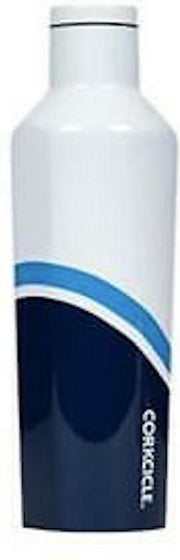 Corkcicle - Canteen Large - 750ml Regatta Blue - Roestvrijstaal - 25oz. Waterfles en Thermosfles - 3wandig - 25uur koud en 12uur warm - BPA vrij - grote opening voor ijsklontjes