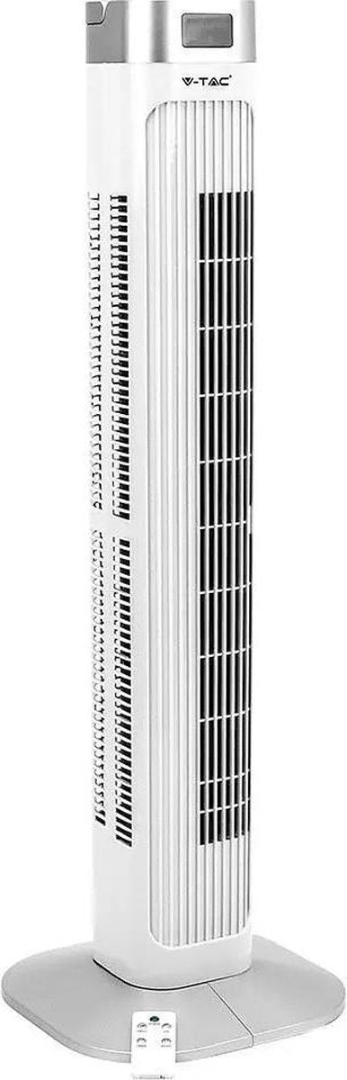 V-tac VT-5536 Torenventilator met display - 55W - Wit - 91 cm hoog