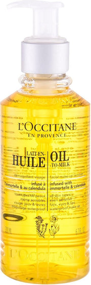 L'Occitane Immortelle Cleanser Oil Milk Make Up Remover 200 ml