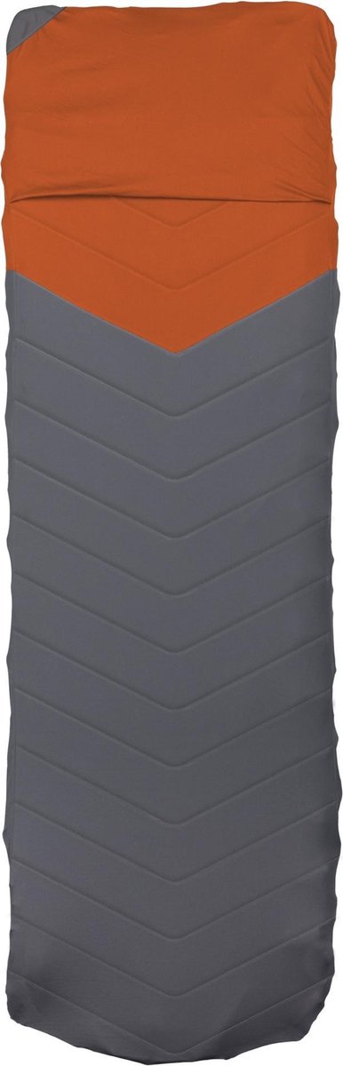Klymit Slaapmathoes Quilted V Sheet 183 X 59 Cm Oranje/antraciet