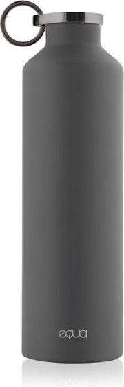 Equa Classy Drinkfles - Donkergrijs - 680ML - Drank Koeler en Thermofles in 1 - Thermo Dark Grey