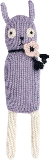 Luckyboysunday Knuffelkonijn Junior 17 Cm Alpaca-wol Paars