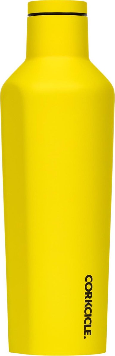 Corkcicle Drinkfles Neon Lights Canteen 475 Ml Rvs Neon Geel