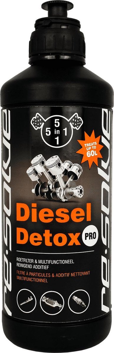 5in1 Diesel Detox Pro 1000ml - Diesel Reiniger & Smeermiddel