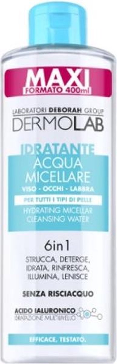 Dermolab Hydrating Micellar Cleansing Water 6 In 1 400ml