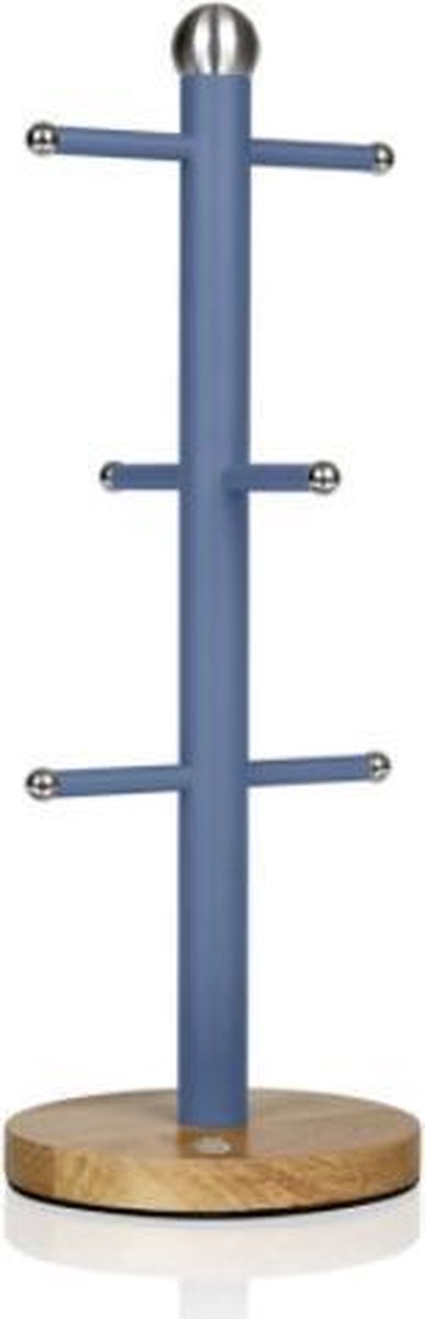 Swan Nordic Retro Kopjeshouder – Plaats Voor 6 Kopjes – Blauw