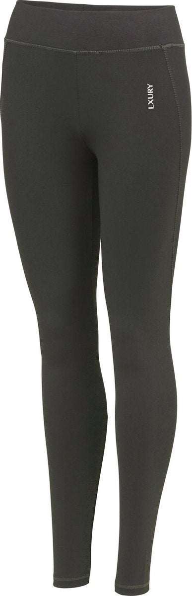 LXURY Dames Athletic Sportbroek maat M - Sportlegging - Grijs