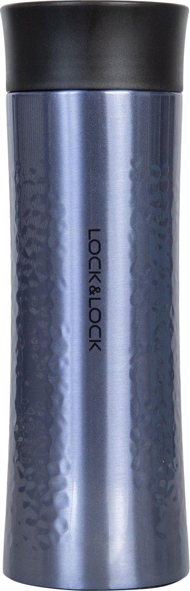 Lock&Lock RVS Thermosfles | Isoleerfles | Veldfles | Drinkfles - 400 ml - Blauw