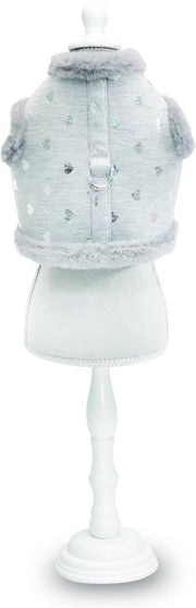 Croci Harnas Soft Heart Grijs - Hondenharnas - 28-33 cm
