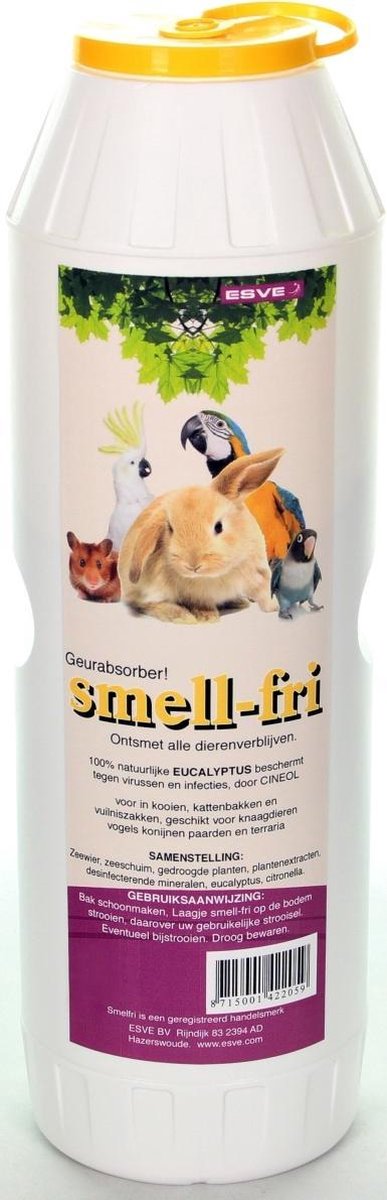 Esve Smell Fri - Voor alle dierverblijven - Luchtverfrisser - 500 gr