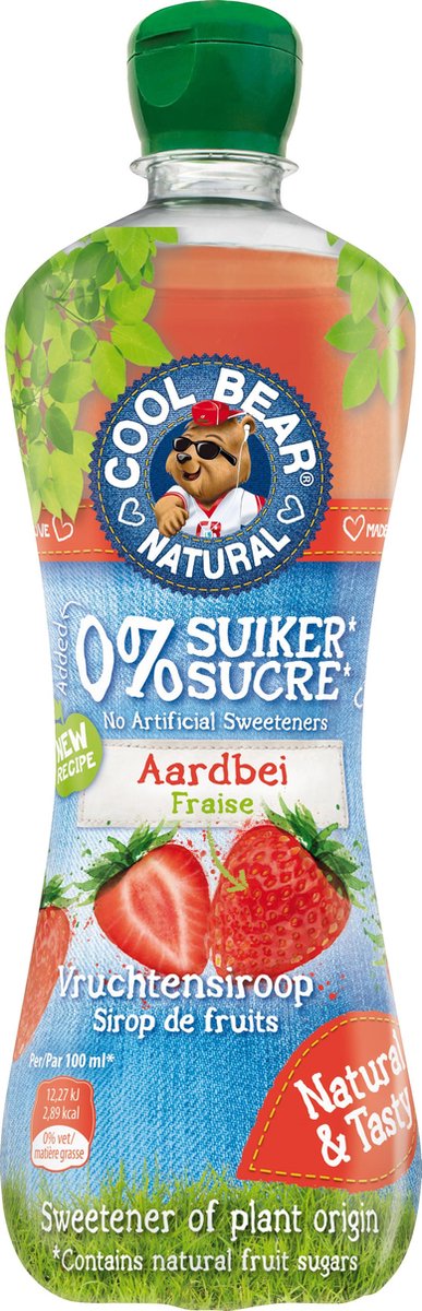 Cool Bear Siroop Aardbei