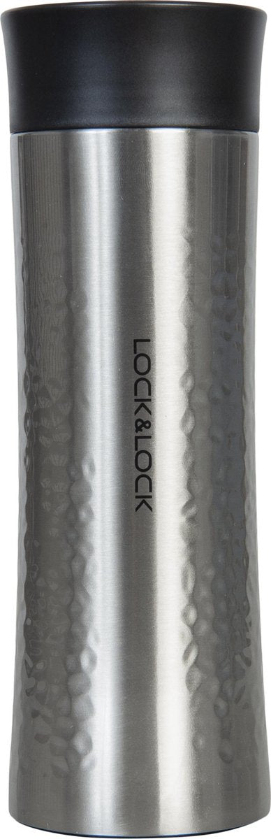 Lock&Lock RVS Thermosfles | Isoleerfles | Veldfles | Drinkfles - 400 ml - Zilver