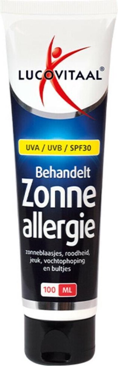 3x Lucovitaal Zonneallergie Creme SPF30 100 ml