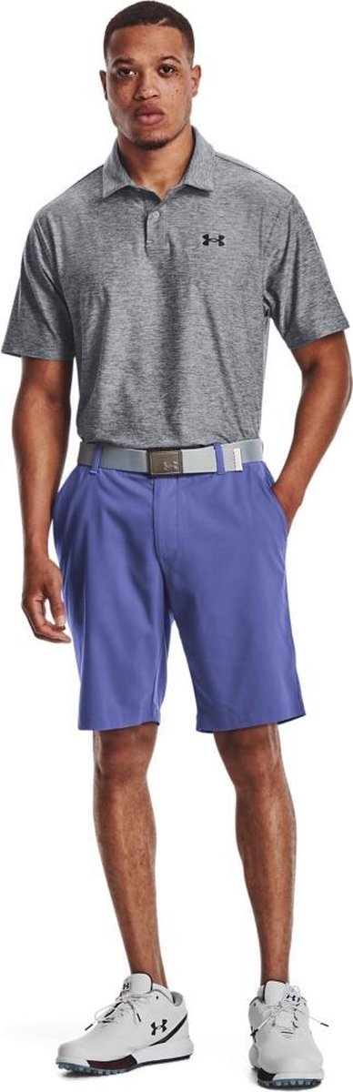 Under Armour T2G Heren Polo Grey Melange