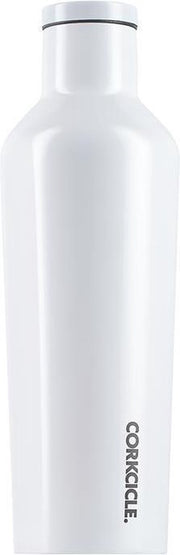 Corkcicle Canteen 475ml - Modernist White Roestvrijstaal - 16oz. Waterfles en Thermosfles - 3wandig - 25uur koud en 12uur warm - BPA vrij - grote opening voor ijsklontjes