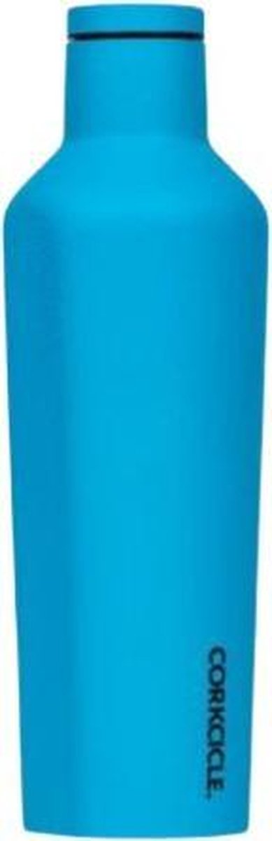 CORKCIRCLE 270ml Canteen - Neon Lights - Thermosfles  Neon Blue