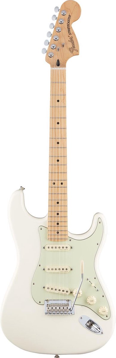 Deluxe Roadhouse Stratocaster MN OWT Olympic White