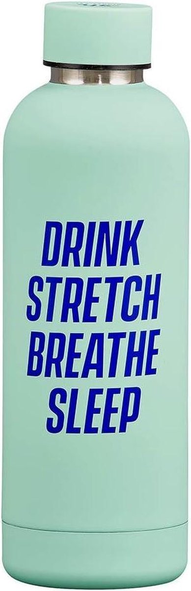 Yes Studio Waterfles Power Up 500 Ml Rvs Groen/blauw