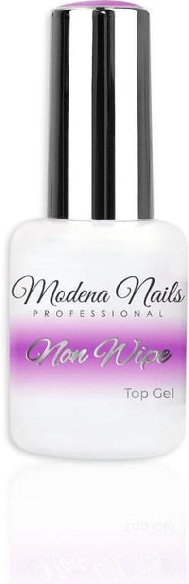 Modena Nails Non Wipe Top Coat Gellak 15ml.