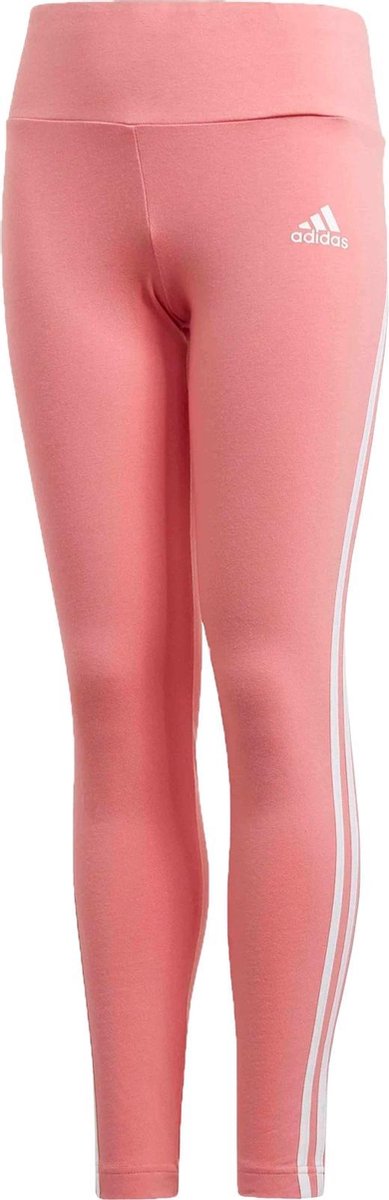 adidas Sportlegging - Maat 140  - Meisjes - roze/wit