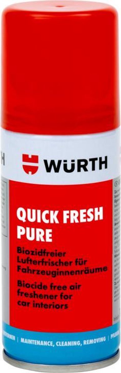 wurth QUICK FRESH PURE ZONDER BIOCIDE - geurverwijderaar - geur verwijderaar
