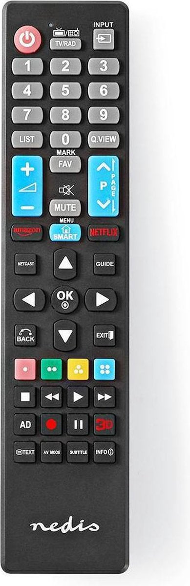 Vervangende Afstandsbediening | Geschikt voor: LG | Vast | Aantal apparaten: 1 | Amazon Prime / Netflix Knop / Smart Home Knop | Infrarood | Zwart