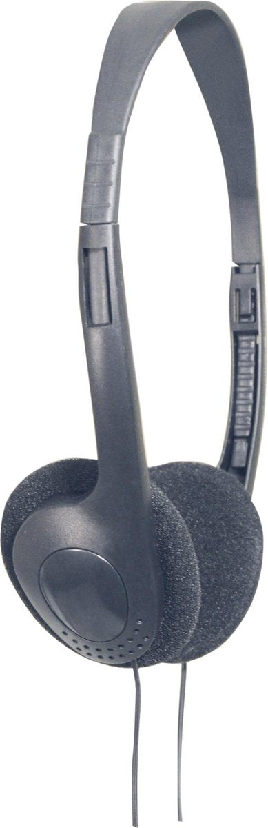 SoundLAB hoofdtelefoon met comfortabele hoofdband - zwart - 5 meter