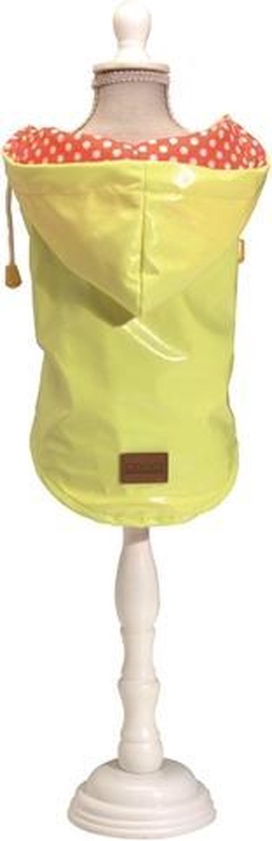 Croci hondenjas regenjas raindrop lemon geel - 20 cm - 1 stuks
