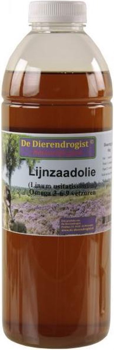 Dierendrogist Lijnzaadolie - 1000 ml