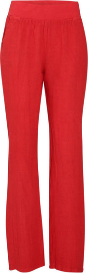 Cassis - Linnen broek - Rood