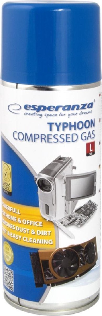 2x Perslucht Spuitbus Typhoon | 400ML