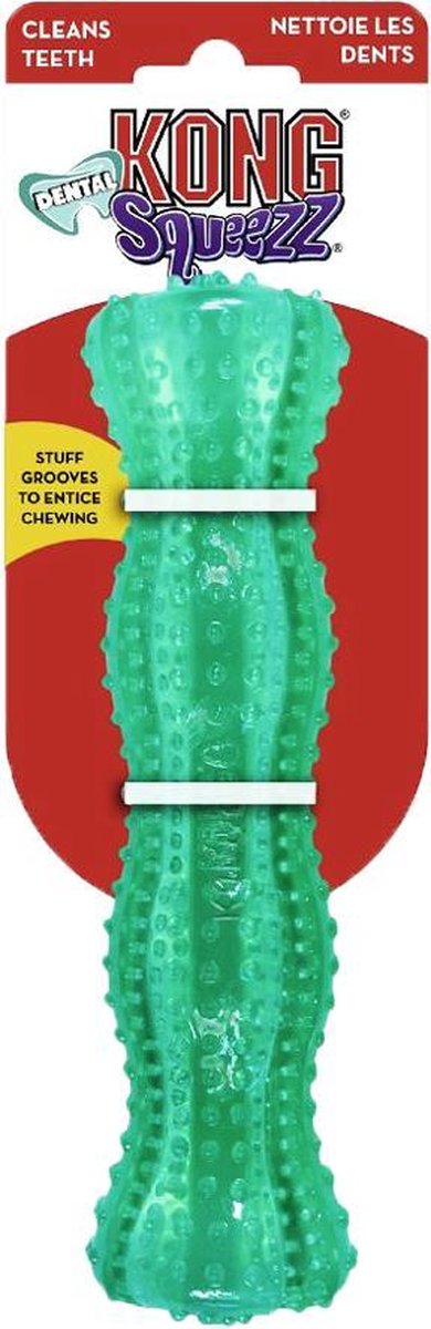 Kong squeezz dental stick mintgroen 5x5x20