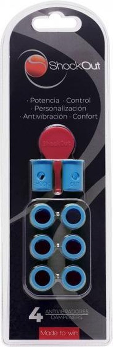 ShockOut Padel Dempers - Blauw