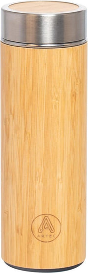 Drinkfles - Thermos - Bamboo Bottle - Theefilter - 12 uur warm
