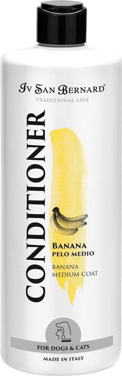 I.s.b. Vachtconditioner Banana Medium Coat 1000 Ml Wit