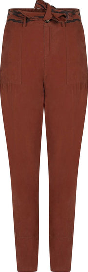 Tramontana | Broek met Washed Look | Cognac | Maat 40