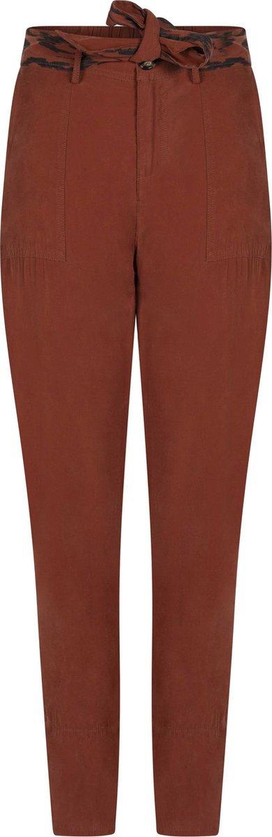 Tramontana | Broek met Washed Look | Cognac | Maat 40