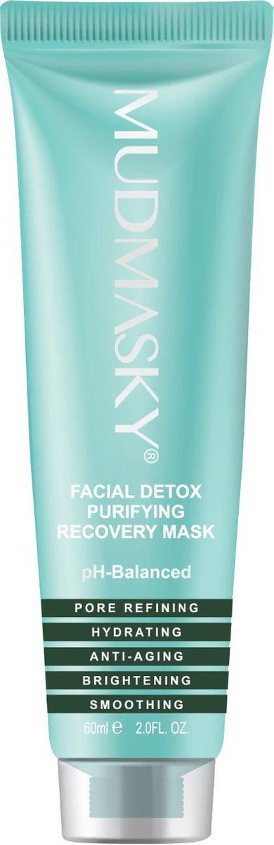 1+1 MUDMASKY - Facial Detox Purifying Recovery Mask
