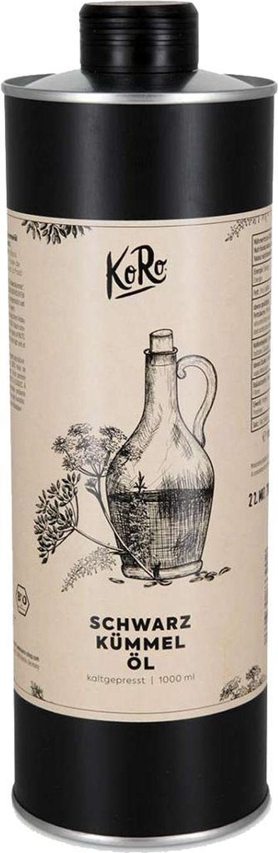 KoRo | Biologische zwarte komijnolie 1 Liter