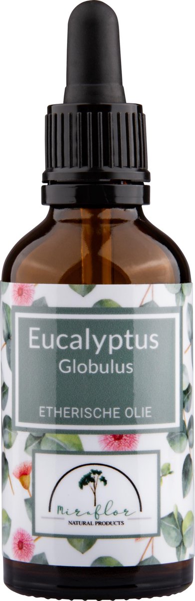 Miraflor Pure Eucalyptus Olie 50ml | Duurzame Etherische Olie | 100% Puur | Essentiële olie |