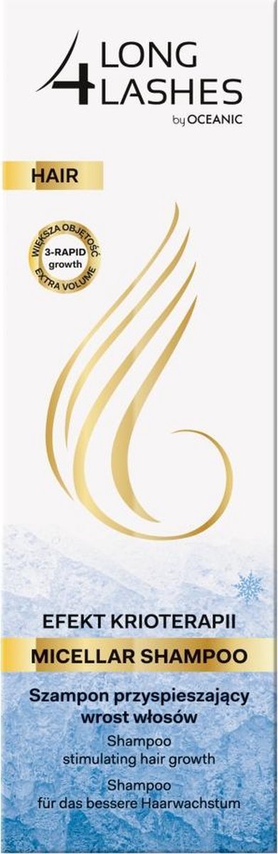 Long 4 Lashes - Micellar Shampoo Effect Kriotherapy Smoothing Hair Shampoo 200Ml