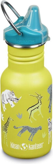 Klean Kanteen RVS Drinkfles Kid Classic - Sippy Cap - Safari -355ml