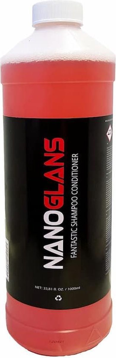 NANOGLANS auto shampoo conditioner 1L | Grondige reiniging - Ontvet - Diepe glans