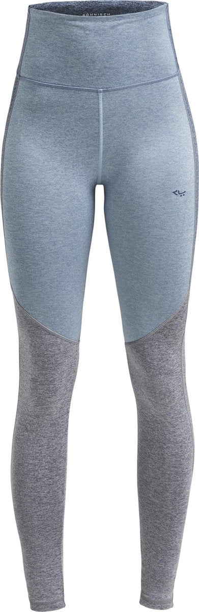 Röhnisch Sportlegging Melange Block Dames Lichtblauw Maat Xl