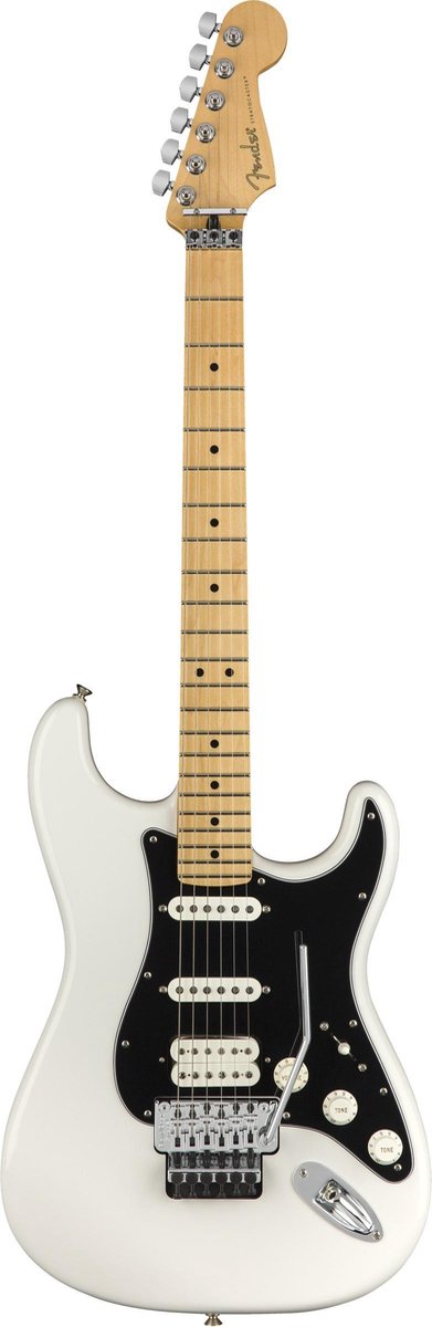 Player Stratocaster Floyd Rose HSS MN Polar White