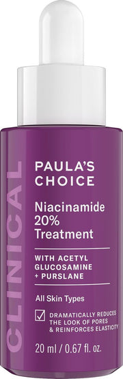 Paula's Choice Clinical 20% Niacinamide Treatment - Minimaliseert Poriën - 20 ml