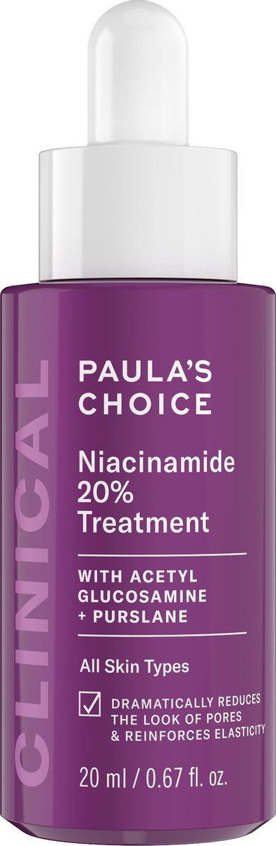 Paula's Choice Clinical 20% Niacinamide Treatment - Minimaliseert Poriën - 20 ml