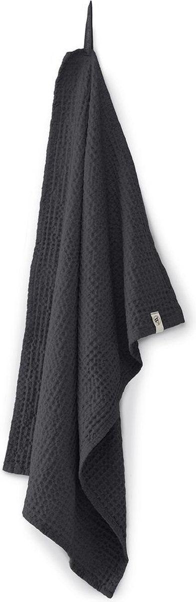 Walra voordeelset - Keukendoek Blocks - Set van 8 - Off black