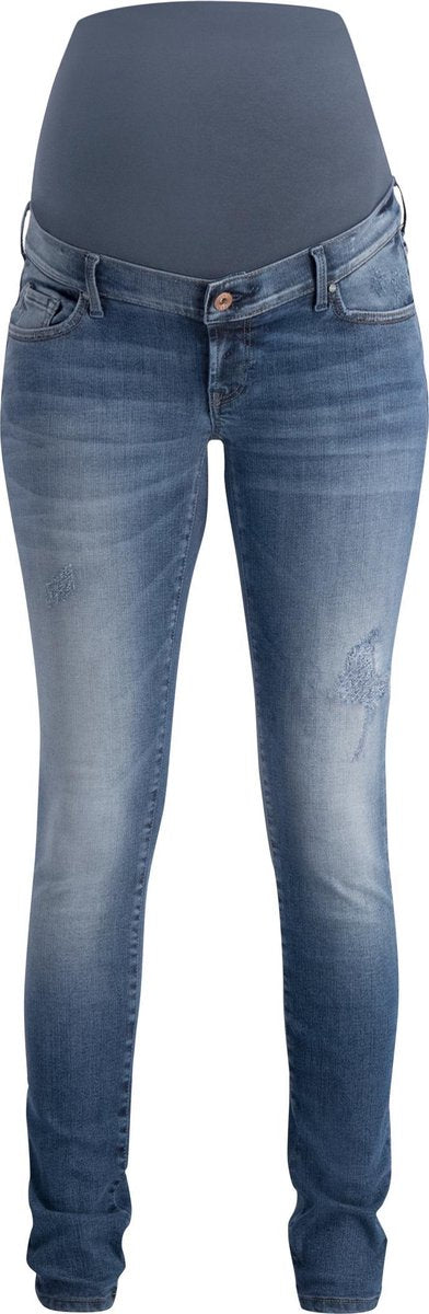 Noppies Zwangerschapsbroek Avi - Tinted Blue - Maat 26/32