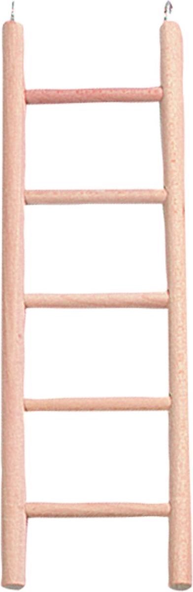 Vogelspeelgoed Houten ladder - Bruin - 7 x 1 x 22 cm